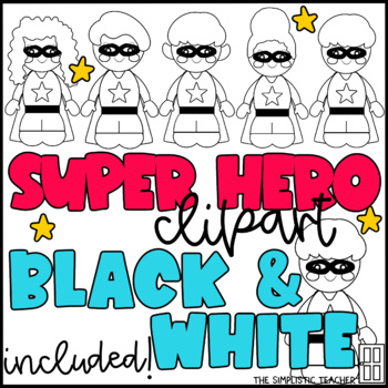individual super hero clip art