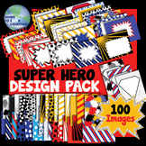 Super Hero Comic Book Themed Design Pack!