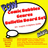 Super Hero Comic Bubble Genre Bulletin Board Poster Set