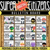 Digital Citizenship Posters & Bulletin Board Set: Super He