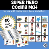 Super Hero Diverse Children Coding Mat - 2 size options fo