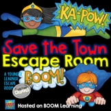 Super Hero Escape Room Reading and Math on BOOM