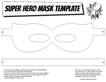 Blank Mask Printable