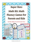 Super Hero Math Kit: Math Fluency Games For Parents and Kids