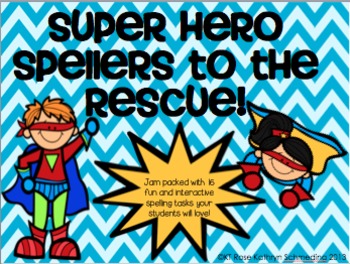 Preview of Super Hero Super Spellers!!!!