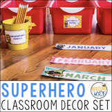 Super Hero Classroom Decor Pack