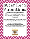 Super Hero Valentines