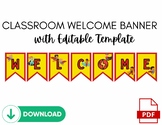 Super Hero Theme Classroom Bulletin Welcome Banner