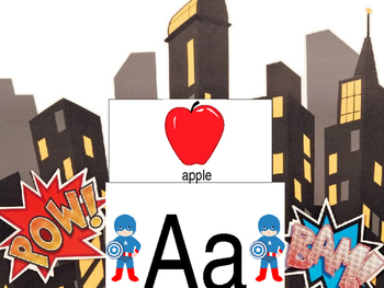 Preview of Super Hero alphabet