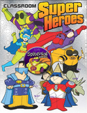 Super Hero clip art pack for classroom subject area activities