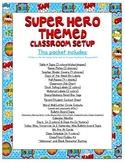 Super Heroes Themed Classroom Bundle