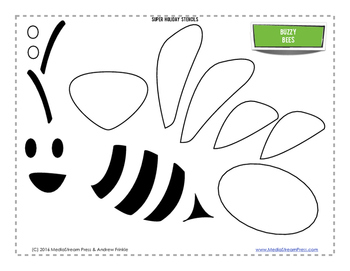 Super Holiday Stencils - Spring Edition - 8 fun designs by MediaStream Press