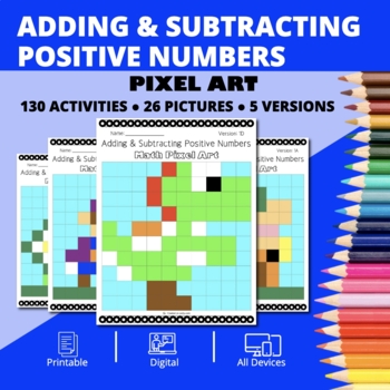 Super Mario Adding Subtracting Positive Integers Pixel Art By Qwizy
