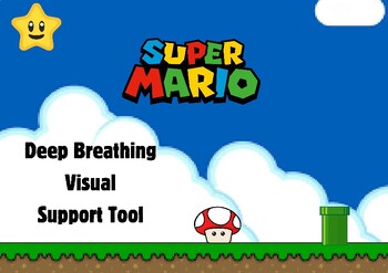 Preview of Super Mario Bros Deep Breathig Visual Support tool Emotional Regulation ADHD ODD