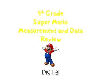 Preview of Super Mario Bros. Measurement and Data Review- Digital Resource