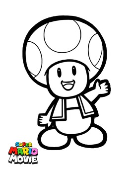 The Super Mario Bros Movie Coloring Activity Book with Peach, Bowser, and  Toad 