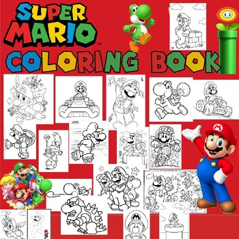 nintendo coloring book - Google Search  Super mario coloring pages, Mario  coloring pages, Coloring pages