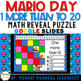 Super Mario Day Counting One More Than to 20 -Math Reveal 