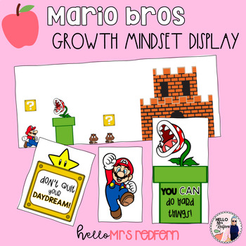 Preview of Super Mario Growth Mindset Display