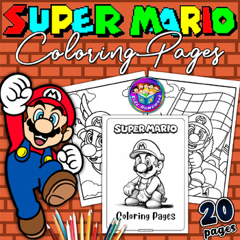 Activity Book: Super Mario! Over 200 funny activities, a coloring book of  all Super Mario Bross characters, Princess and friends, Fin a book by Magic  Print