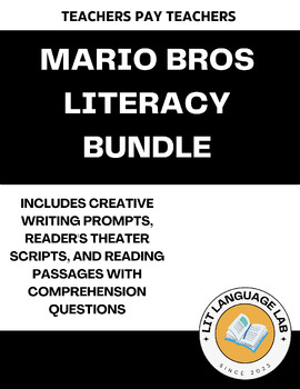 Preview of Lit Mario Bros Bundle - Creative Writing, Readers' Theater, Comprehension