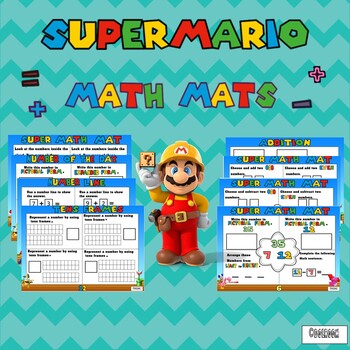 super mario math mats by dol room teachers pay teachers