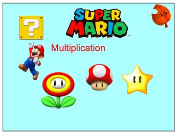 Preview of Mario Multiplication