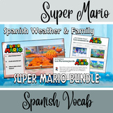 Super Mario Spanish Reading CI Bundle (Weather Calendar + 
