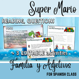 Super Mario Spanish CI Reading & Activities (ser, descript