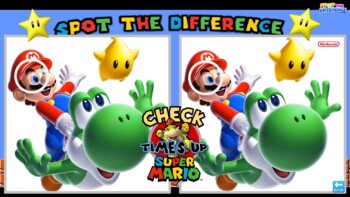 Super Mario Spot the Difference Game for Kids - Play Nintendo
