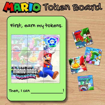Preview of Super Mario Token Board