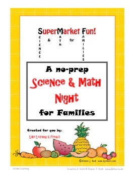 Preview of Super Market Fun - No Prep - Science & Math for Families