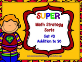 Super Math Strategy Sort #3  Addition to 20