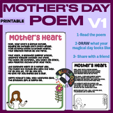 Super Mom Poem - Mother's Day | Draw / Color  Activities