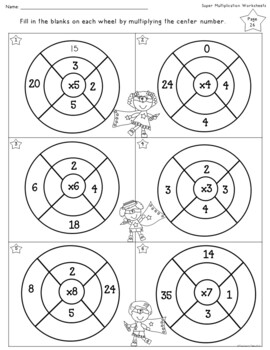 Super Multiplication and Division Worksheets Bundled by Teacher's Take-Out