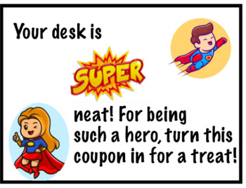 Preview of Super Neat Desk Treat