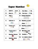 Super Number Chart
