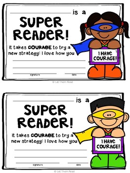 Super Reader Award by Let Them Read | Teachers Pay Teachers