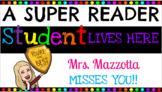 Super Reader Lawn Sign l Distance Learning