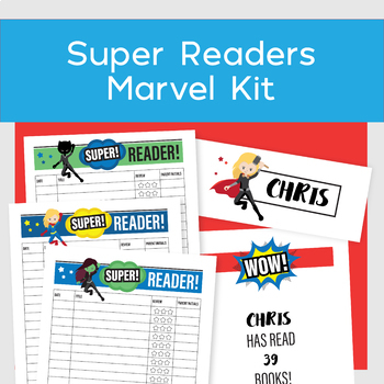 Preview of Super Readers Marvel Kit