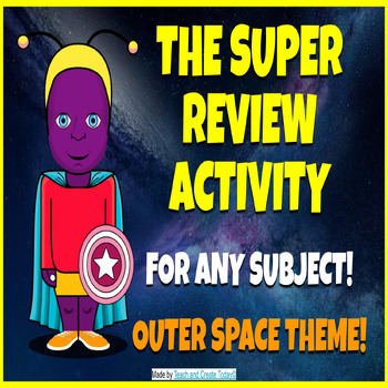 Preview of Super Review Activity Game  Test Prep  Math ELA History Comprehension