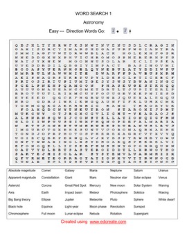 super science word searches grade 8 by ah ha lessons tpt