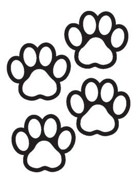 Super Scout Pawprints Coloring Page Printable by Super Scout Learns