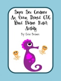 Super Sea Creatures - An Ocean Themed CVC Word Picture Mat
