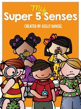 Preview of My 5 Senses - Kinder Science Printable