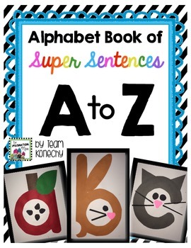 Preview of Super Sentences - ABC Book