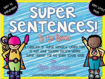 my super teacher worksheets Sentences! TpT  by Long Kerri B Super Pack Writing Year