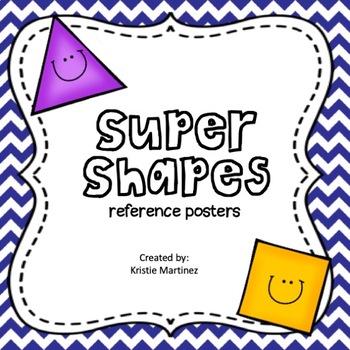 Preview of Super Shapes {Shape Reference Posters}