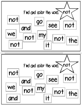 super grade 1 worksheets reading teacher TpT Super Not sight (interactive  word  Words book) Sight