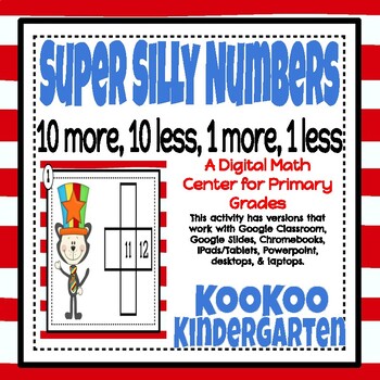 Preview of Super Silly Numbers-Google Classroom & Distance Learning